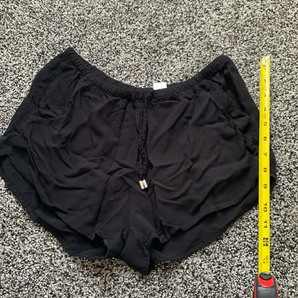 Black Viscose Shorts - Picture 6 of 6